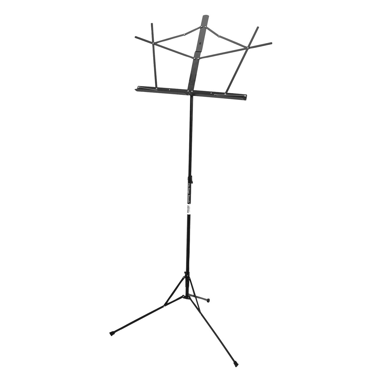 On-Stage SM7122 Folding Music Stand, Black