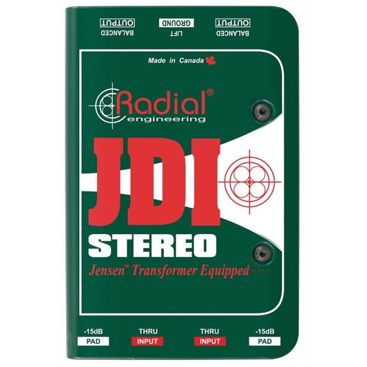 Radial JDI Stereo Passive DI Direct Box