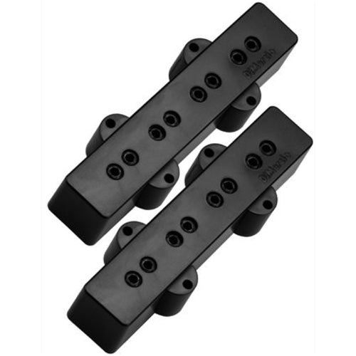 DiMarzio DP123 Model J-Bass Pickups, Black, Neck and Bridge