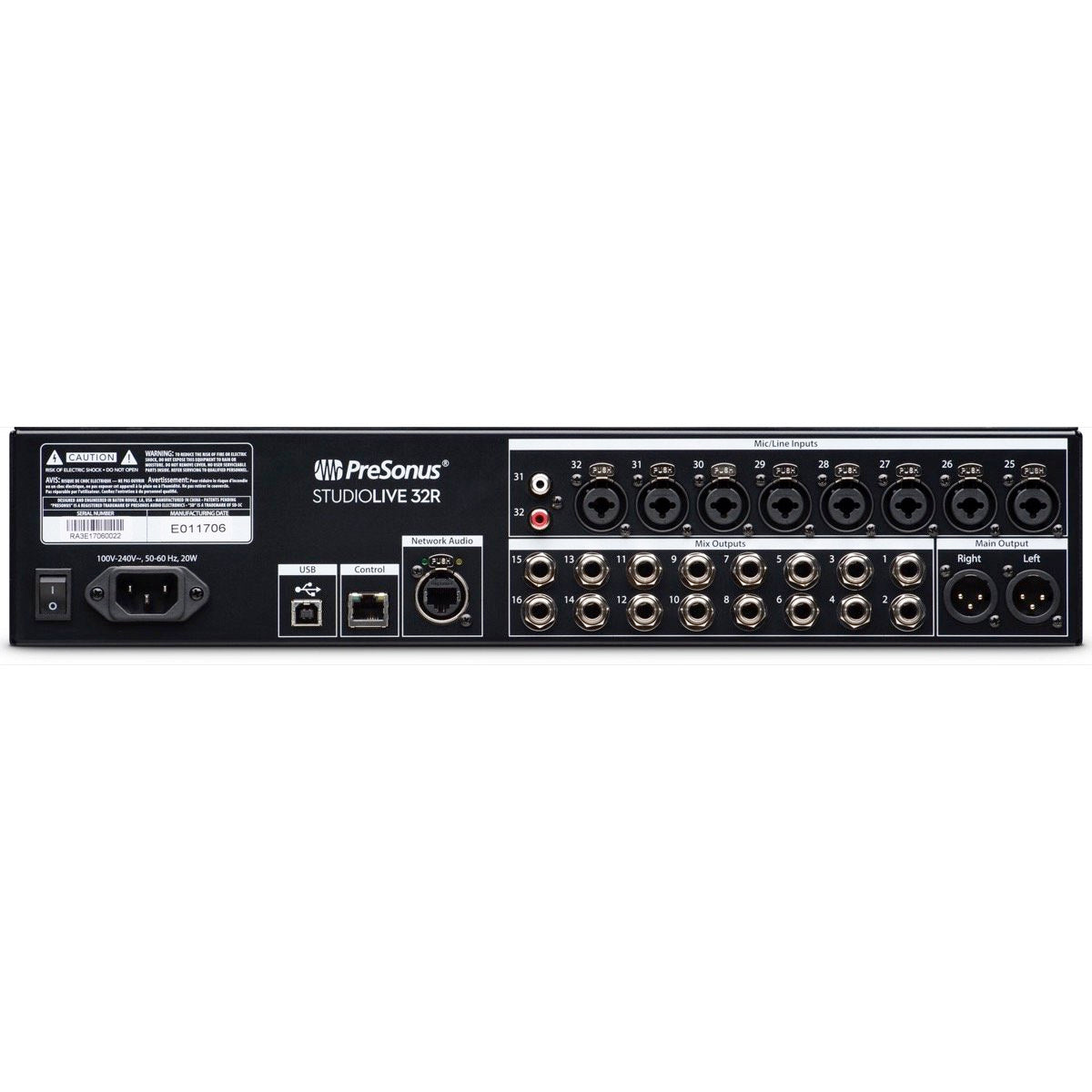 PreSonus StudioLive 32R Series III Digital Rack Mixer