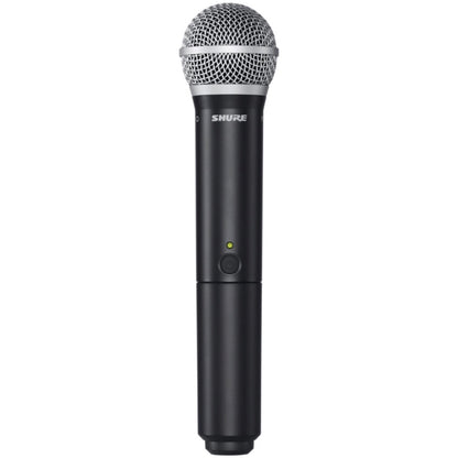 Shure BLX288/SM58 Dual Channel SM58 Wireless Handheld Microphone System, Band H10 (542-572 MHz)