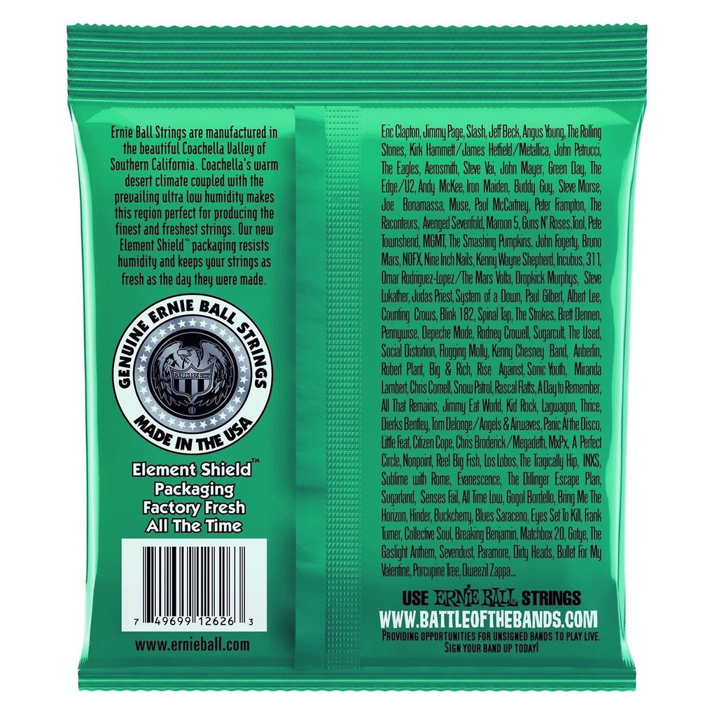 Ernie Ball Not Even Slinky Nickel Wound Electric Guitar Strings - 12-56 Gauge