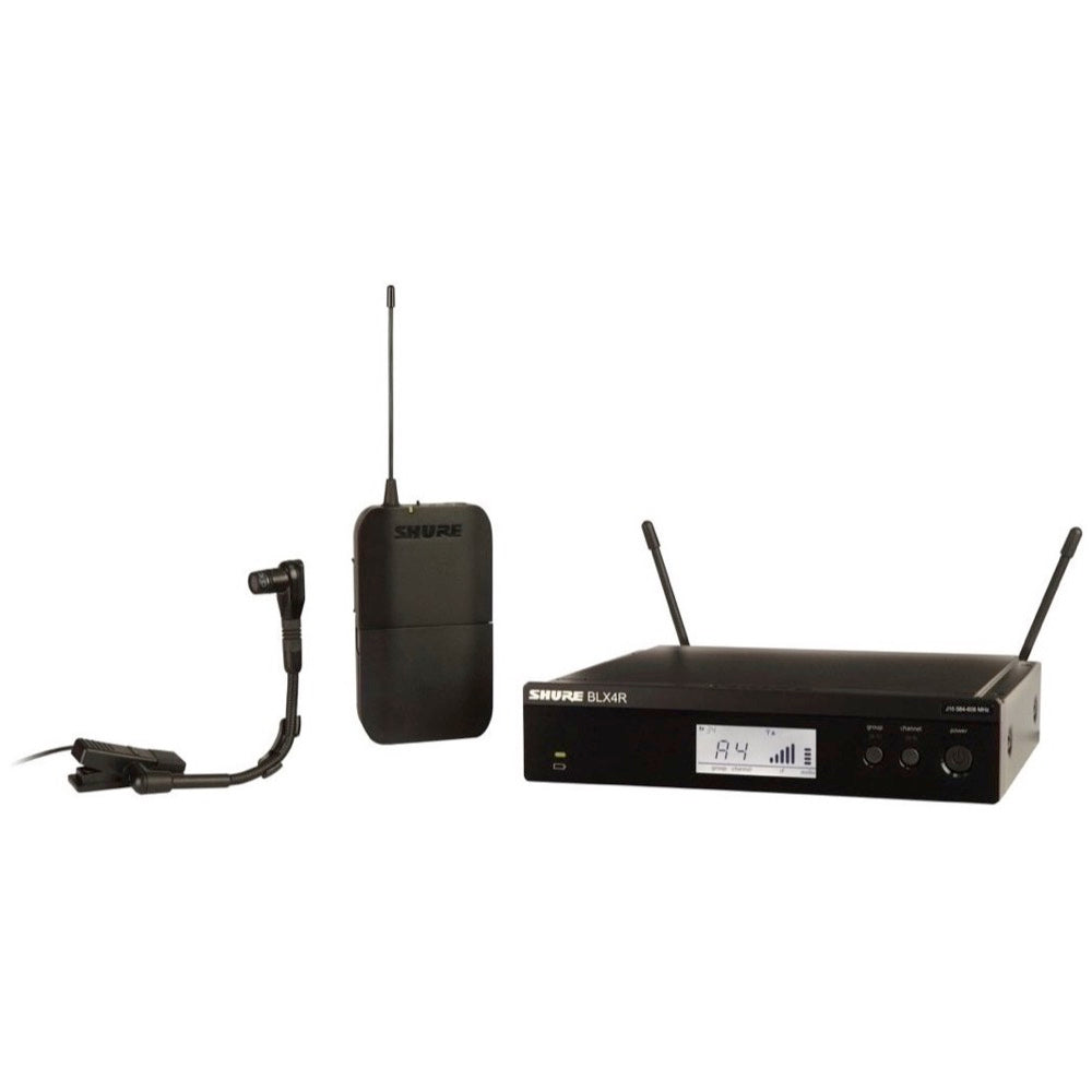 Shure BLX14R/B98 Wireless Instrument Microphone System, Band H10 (542-572 MHz)