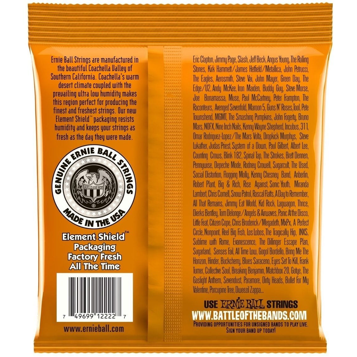 Ernie Ball Hybrid Slinky Nickel Wound Electric Guitar Strings, 3222, 3-Pack, 17046