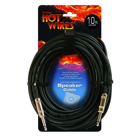 Hot Wires Speaker Cable, 10 Foot