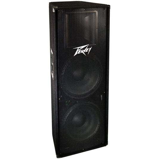Peavey PV215 Passive, Unpowered PA Speaker (2x15 Inch), with Free CBI Speaker Cable (25 ft.)
