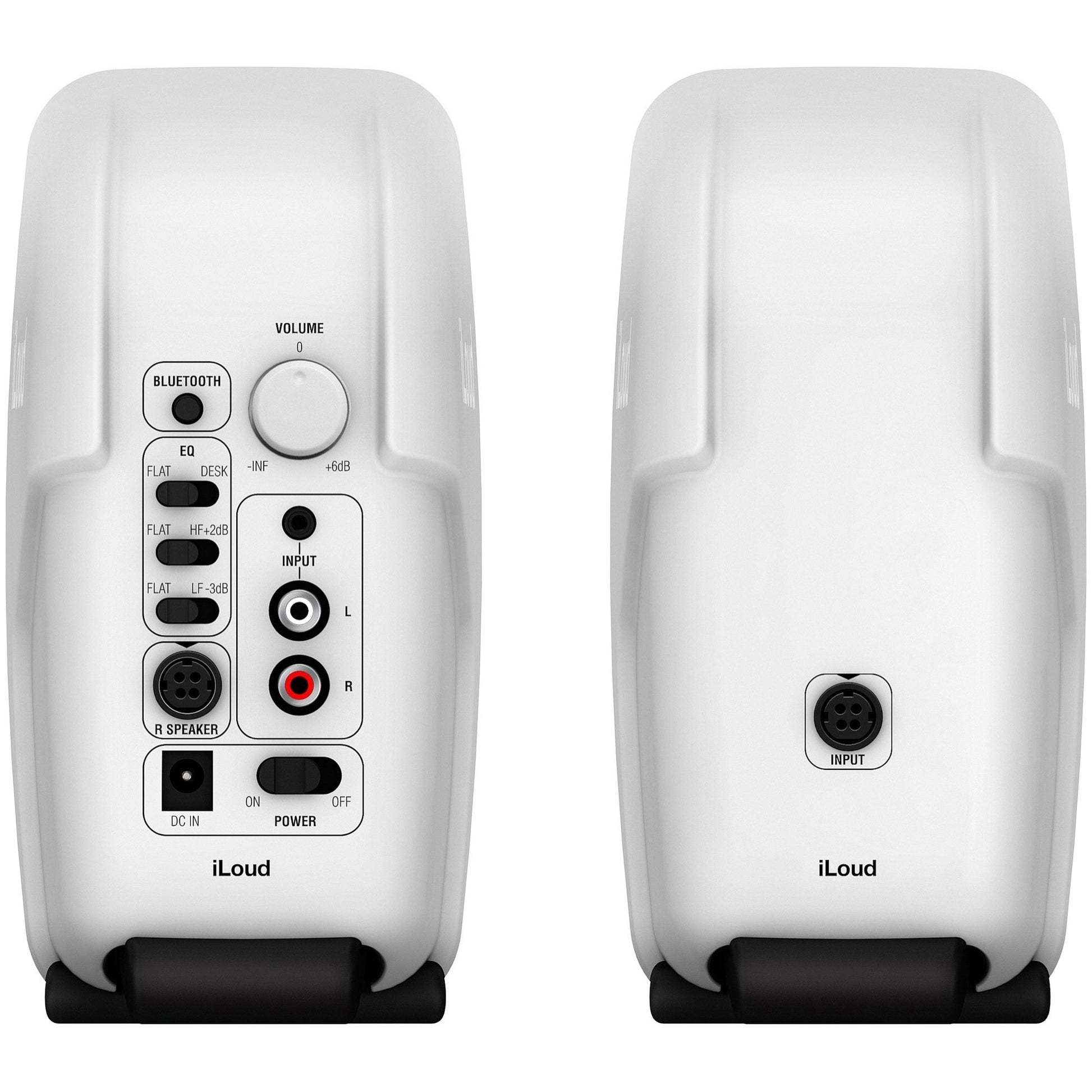IK Multimedia iLoud Micro Monitors Pair with Bluetooth, White