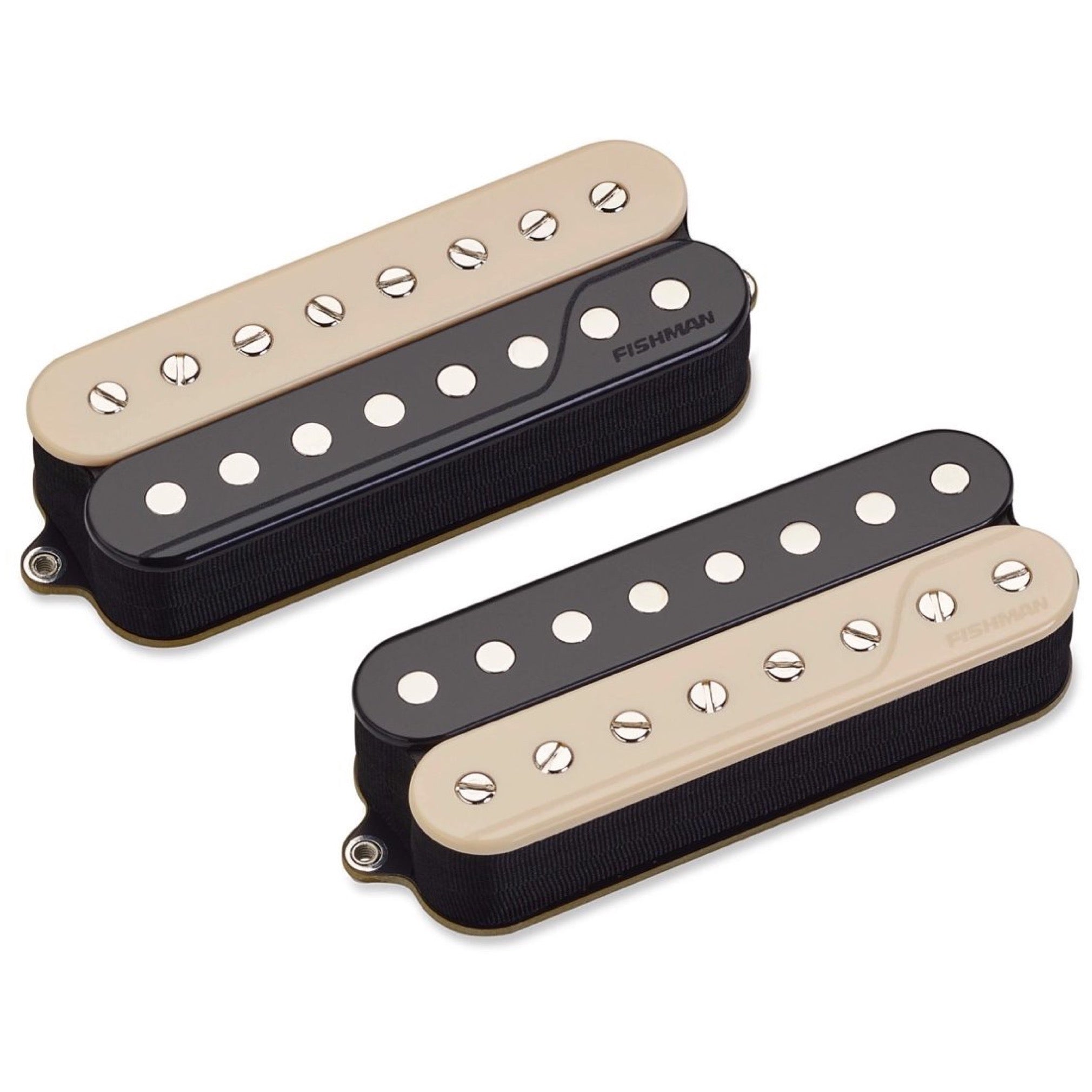 Fishman Open Core Fluence Classic Humbucker 8-String Pickup, Zebra, Set