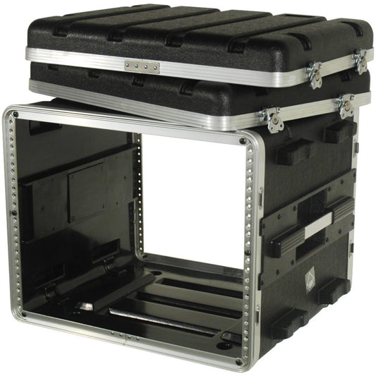 Grundorf ABS Amplifier Rack Case, ABS-R0816B, 8-Space