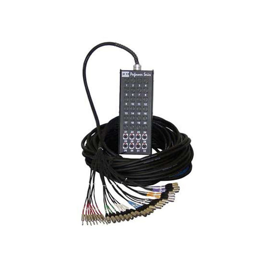 CBI 24x8 Audio Snake with Neutrik Connectors (XLR x 24, 1/4 Inch TRS x 8), 150 Foot