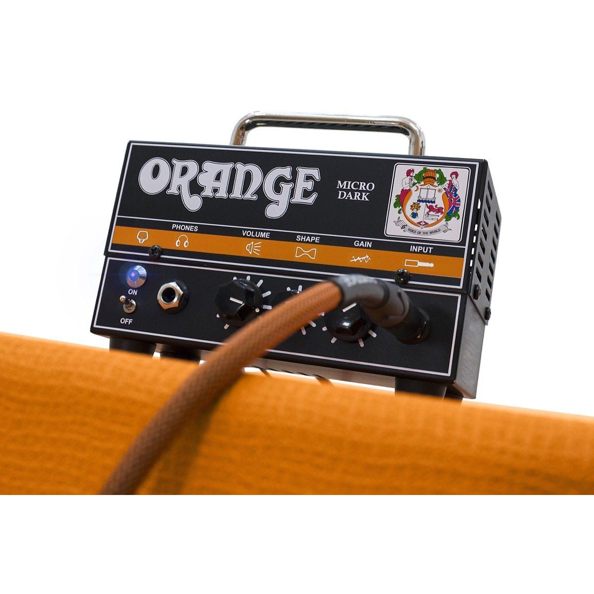Orange Micro Dark Terror Mini Guitar Amplifier Head (20 Watts 