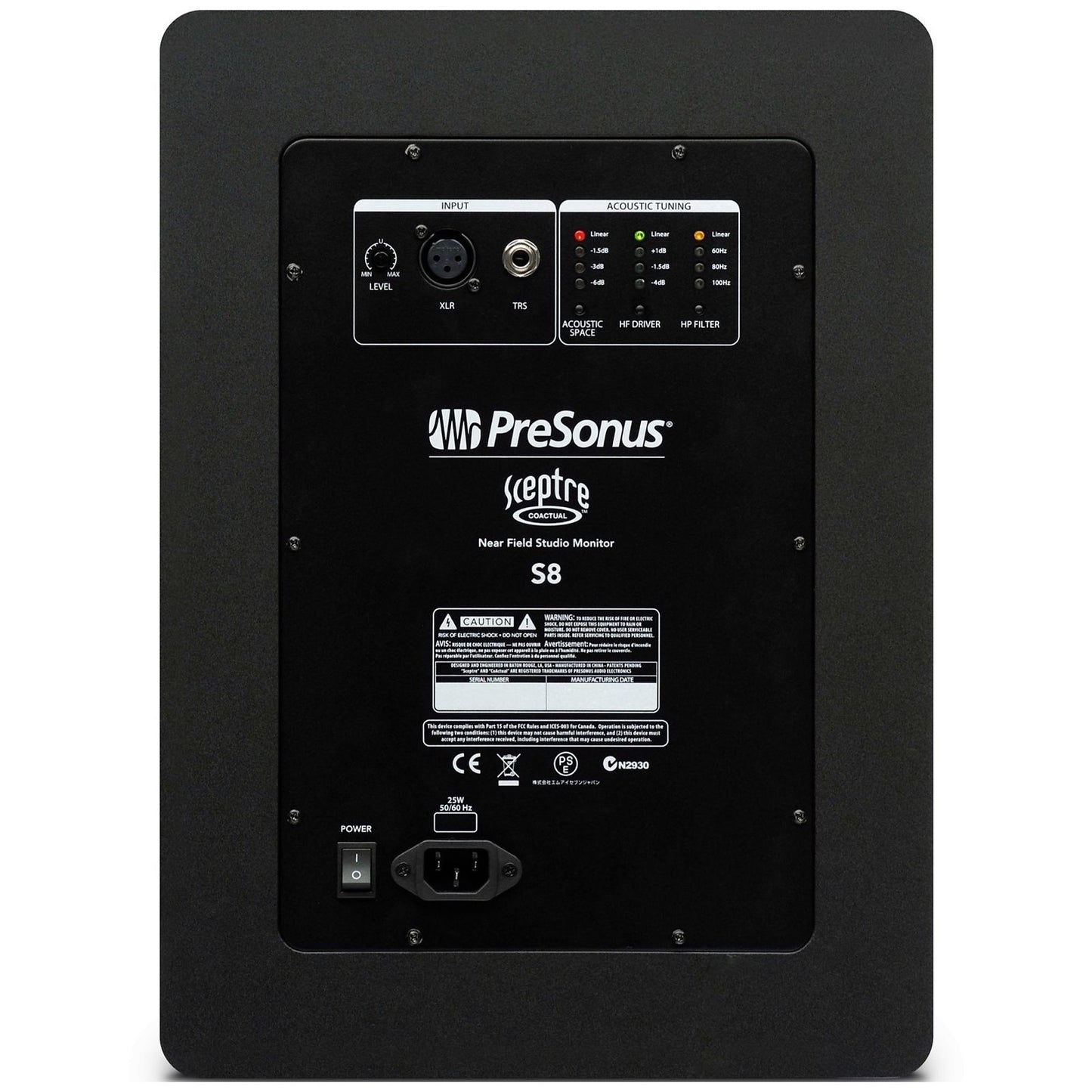PreSonus Sceptre S8 CoActual Active Studio Monitor, Single Speaker