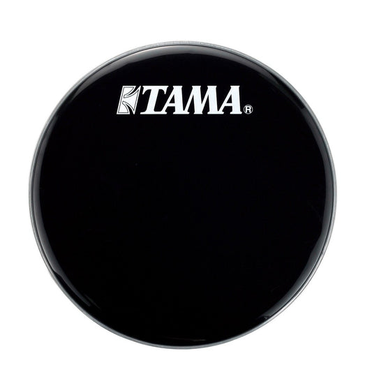 Tama Logo Bass Drumhead, Black, 22 Inch