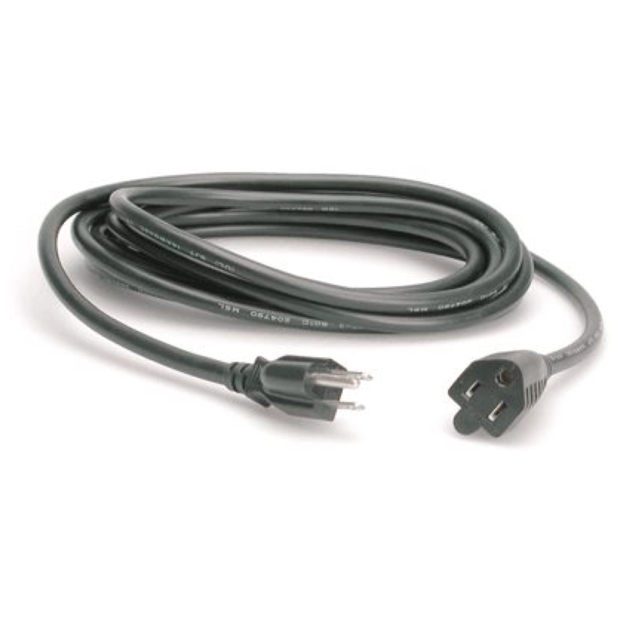 Hosa 14 AWG AC Power Extension Cord, Black, PWX415, 15 Foot