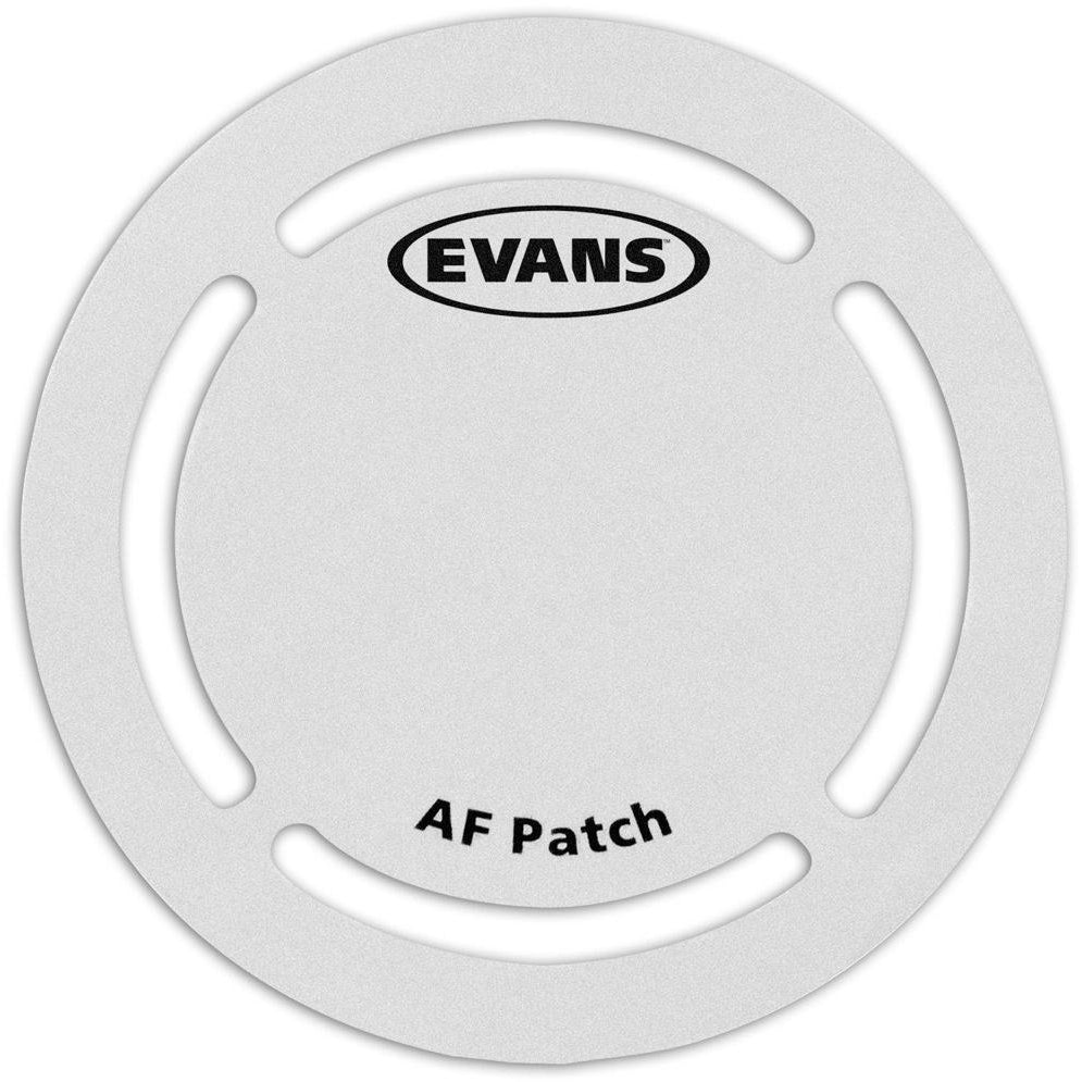 Evans EQ AF Kevlar Single Pedal Patch, White, 2-Pack