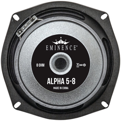 Eminence Alpha 5-8 Midbass Speaker (250 Watts, 5 Inch), 8 Ohms