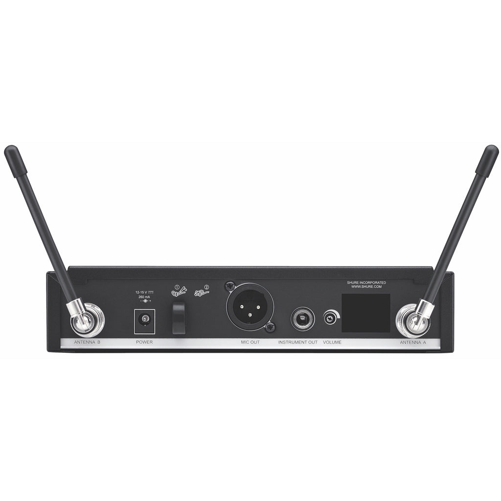Shure BLX14R/B98 Wireless Instrument Microphone System, Band H9 (512-542 MHz)