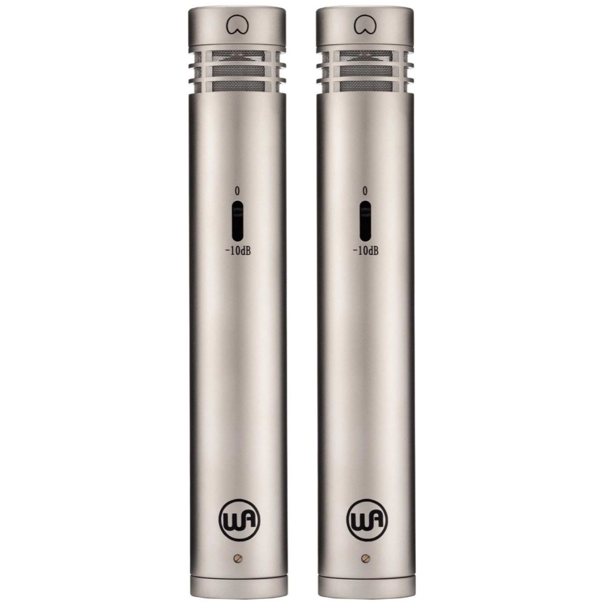 Warm Audio WA-84 Small-Diaphragm Condenser Microphone, Nickel, Stereo Pair