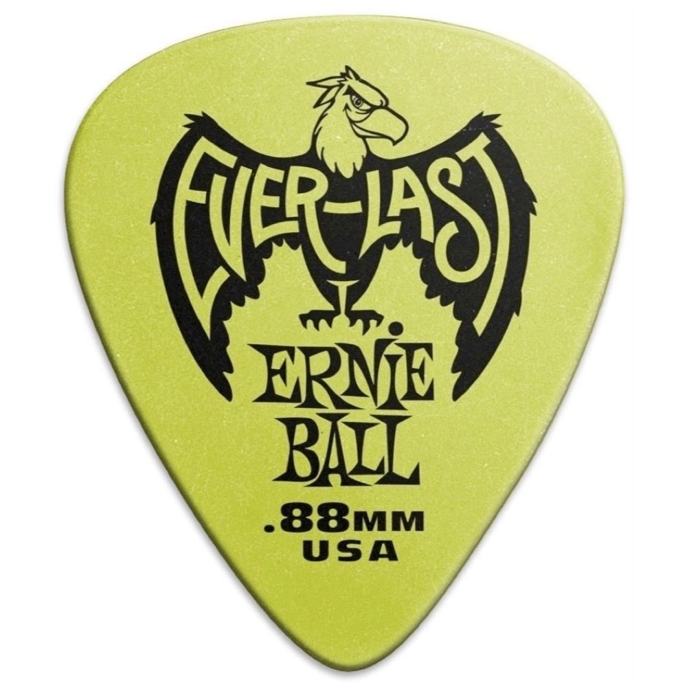 Ernie Ball Everlast Guitar Picks (12-Pack), Green