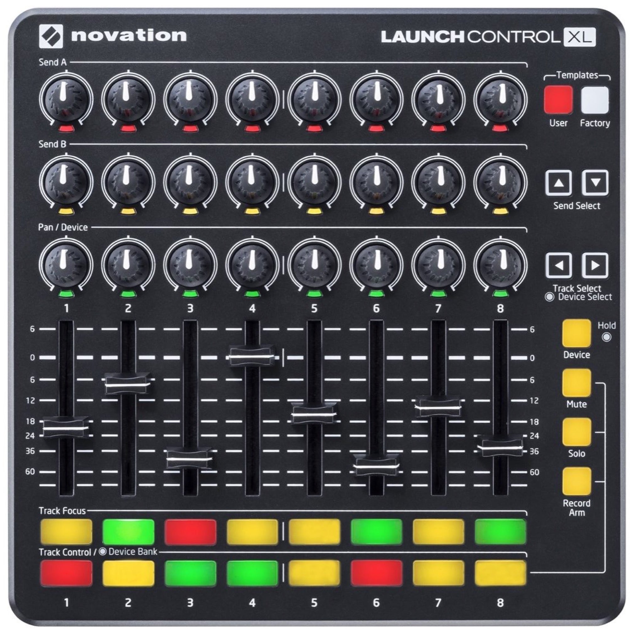 Novation Launch Control XL Control Surface, Black – Same Day Music