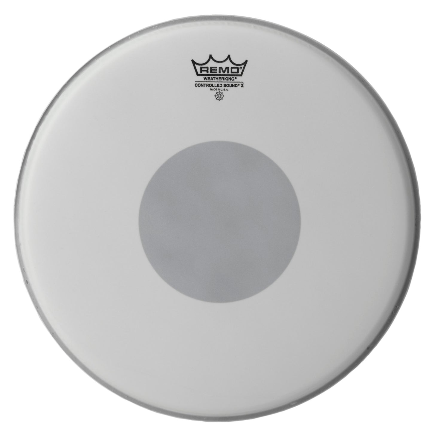 Remo Weatherking Controlled Sound X Coated Drumhead with Reverse Black Dot, 14 Inch