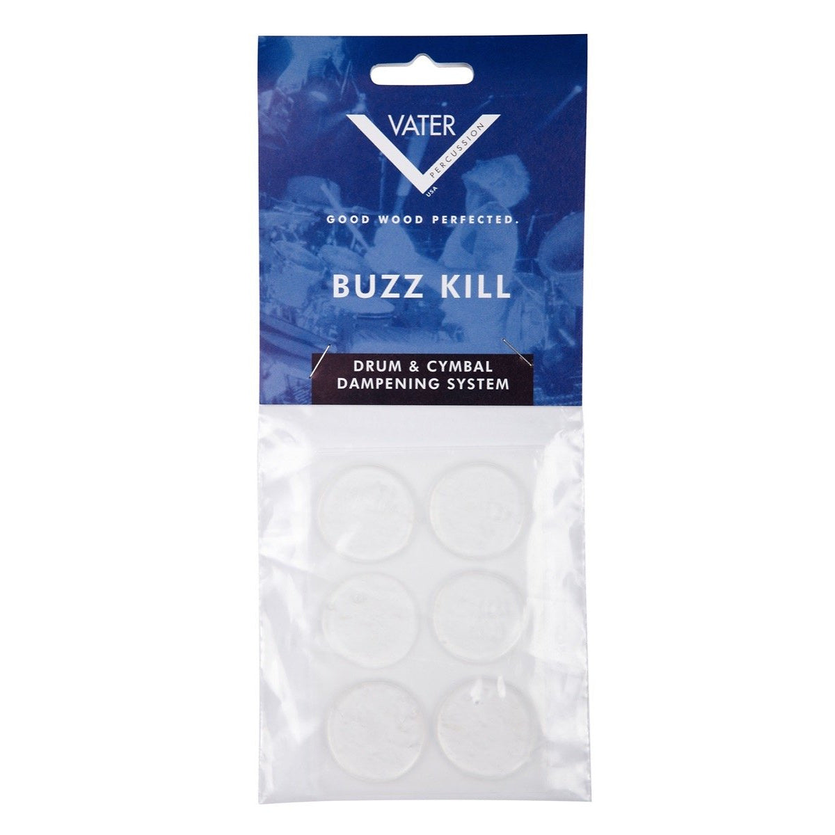 Vater Buzz Kill Drum Dampening Gels, Clear