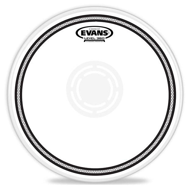 Evans Coated Edge Control Reverse Dot Snare Drumhead, 14 Inch