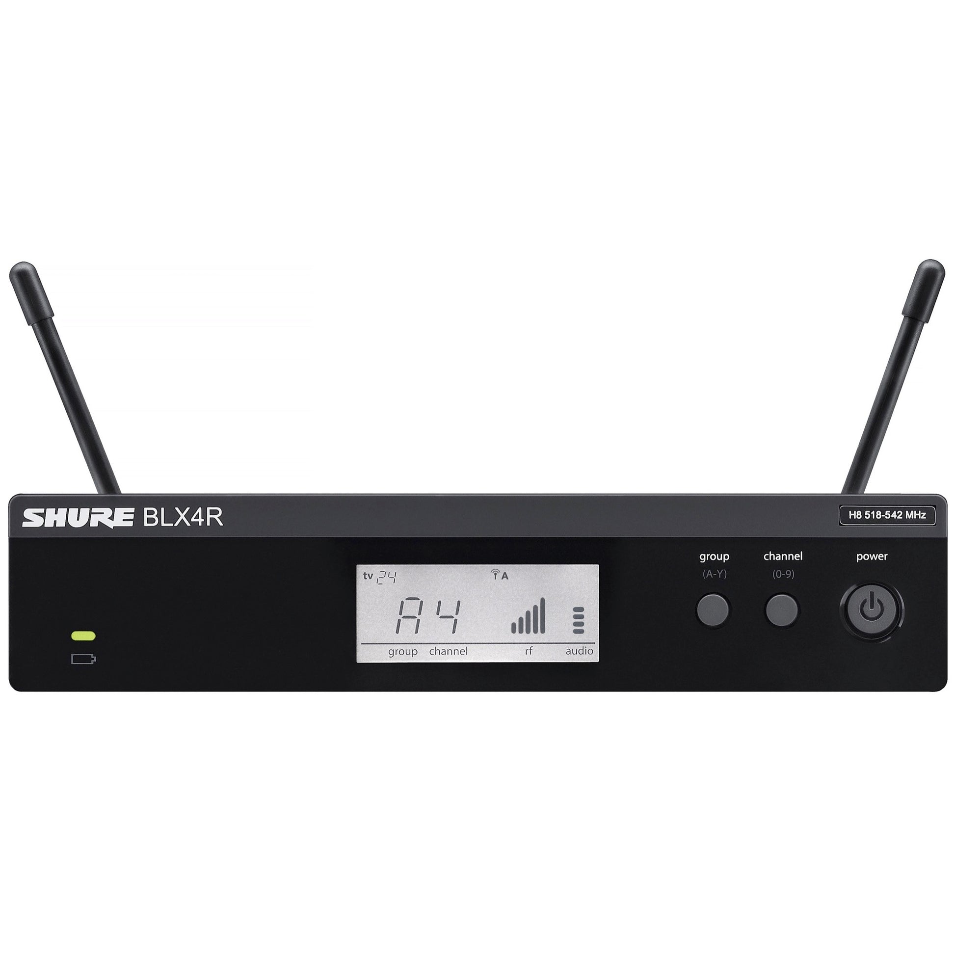 Shure BLX24R/SM58 Handheld Wireless SM58 Microphone System, Band H10 (542-572 MHz)