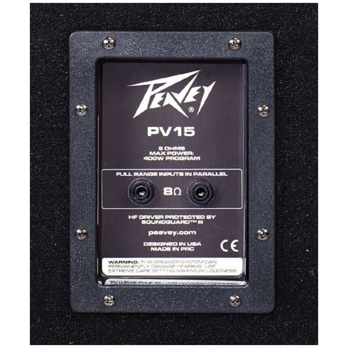 Peavey PV115 2-Way Passive, Unpowered PA Speaker (1x15 Inch), Pair